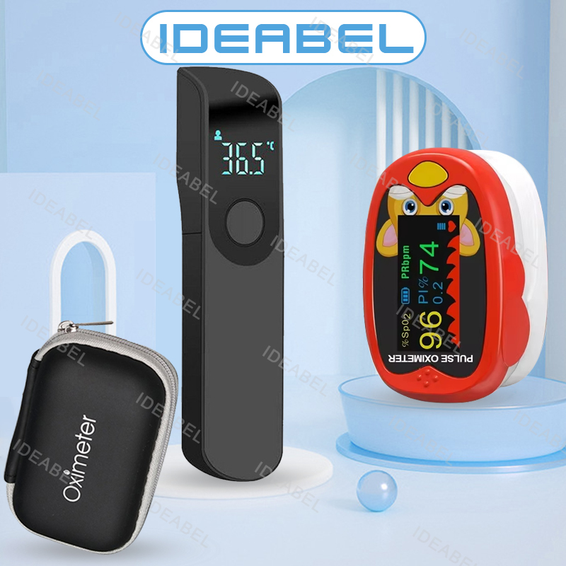 Pulse Oximeter - Oksymetr USB Palcowy Medyczny Podczerwień Termometr