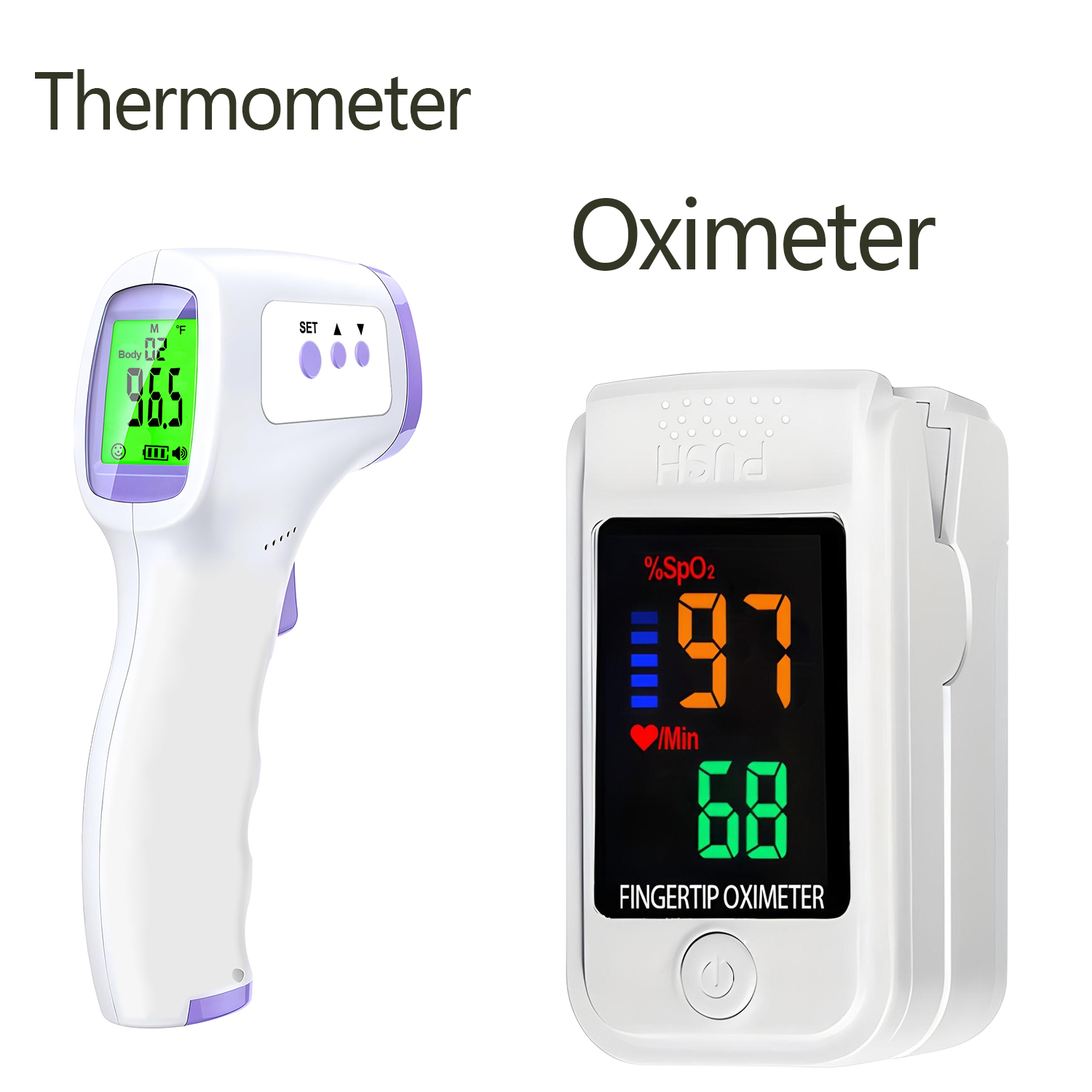 Bezdotykowy cyfrowy termometr  – Pulse Oximeter recenzja i cena